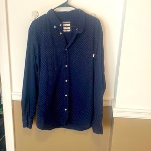 Burton Navy blue with white polka dots